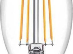 Bec LED filament Philips lumanare B35 E14 4.3W (40W), lumina calda 2700K, 929001889755